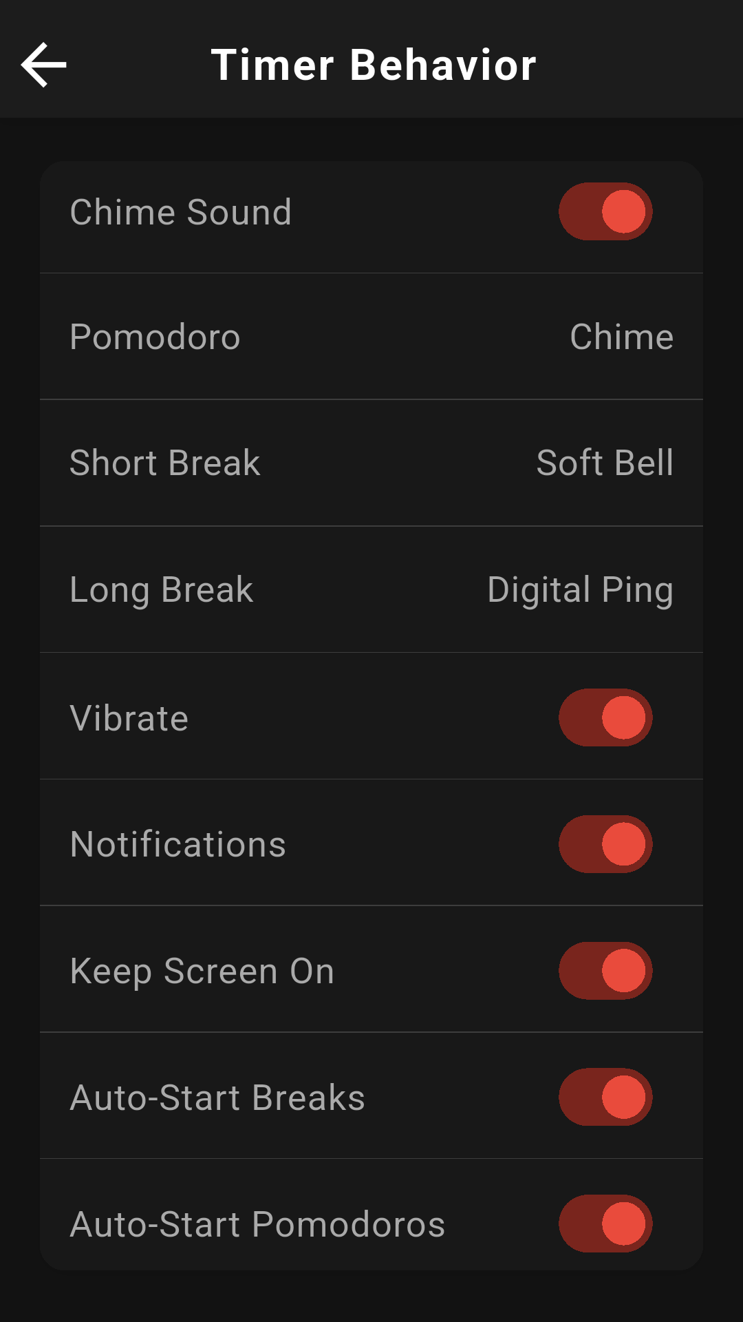Pomodoro Now! Screenshot