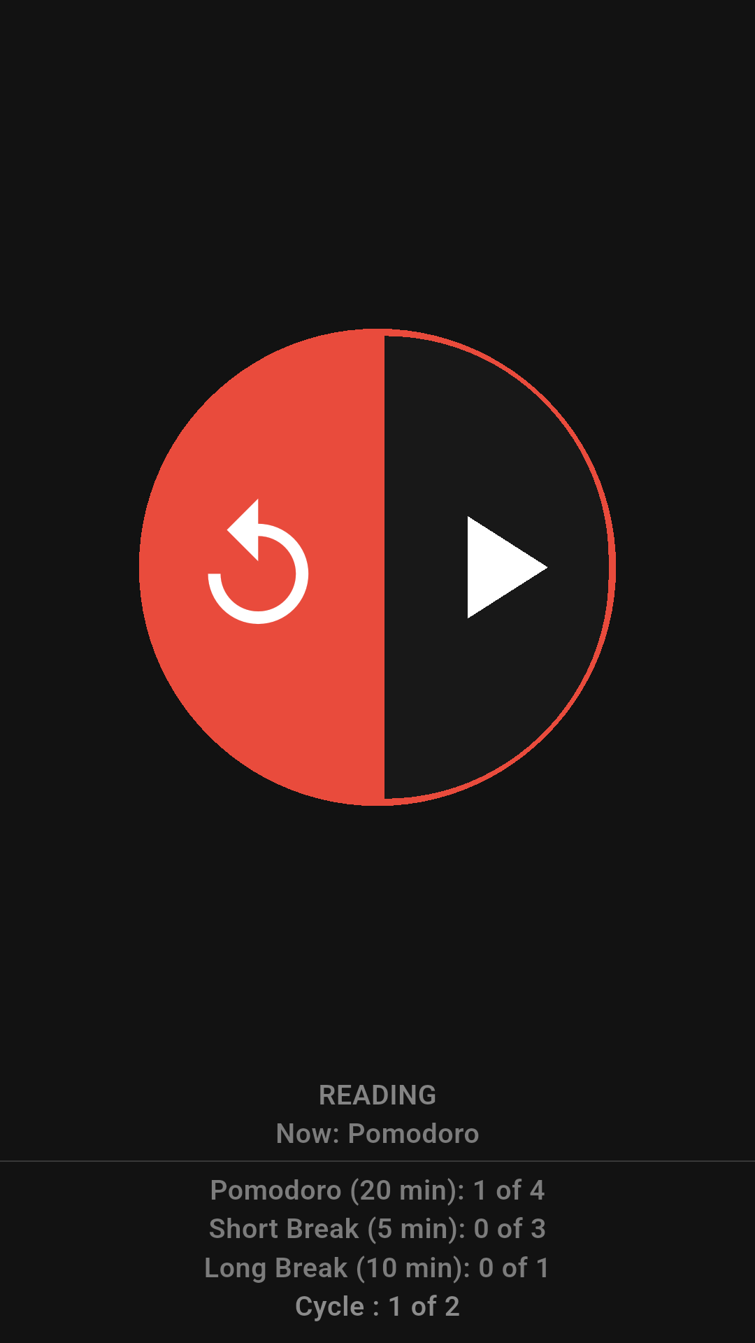 Pomodoro Now! Screenshot